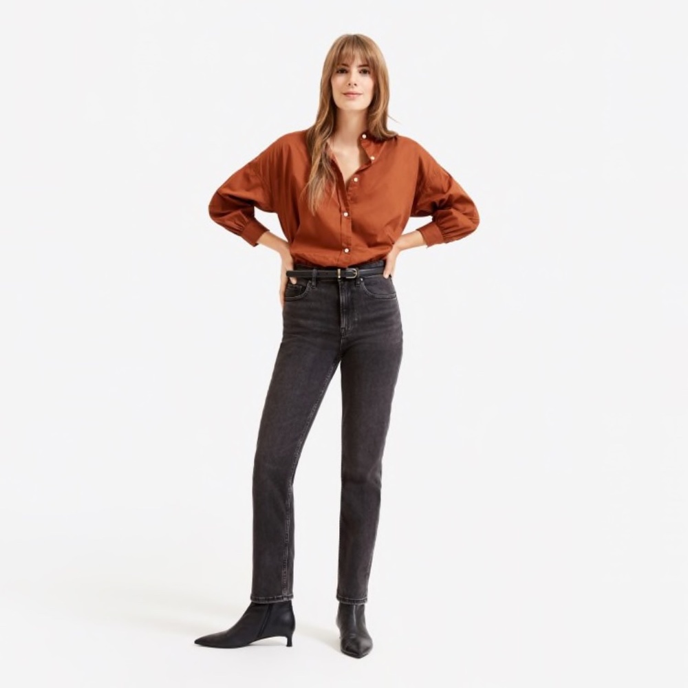 Everlane High Rise Straight Jean